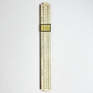 Vintage Slide Rule Egineering Instrument Inc. Peru, Indiana Made in USA